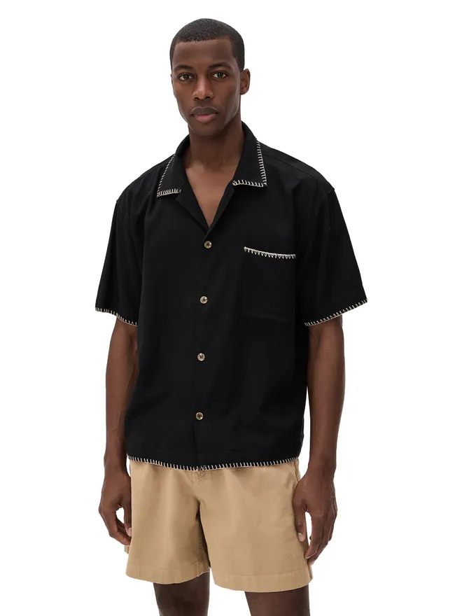 Rhythm Rhythm Relaxed Whip Stitch Short Sleeve Shirtの商品画像
