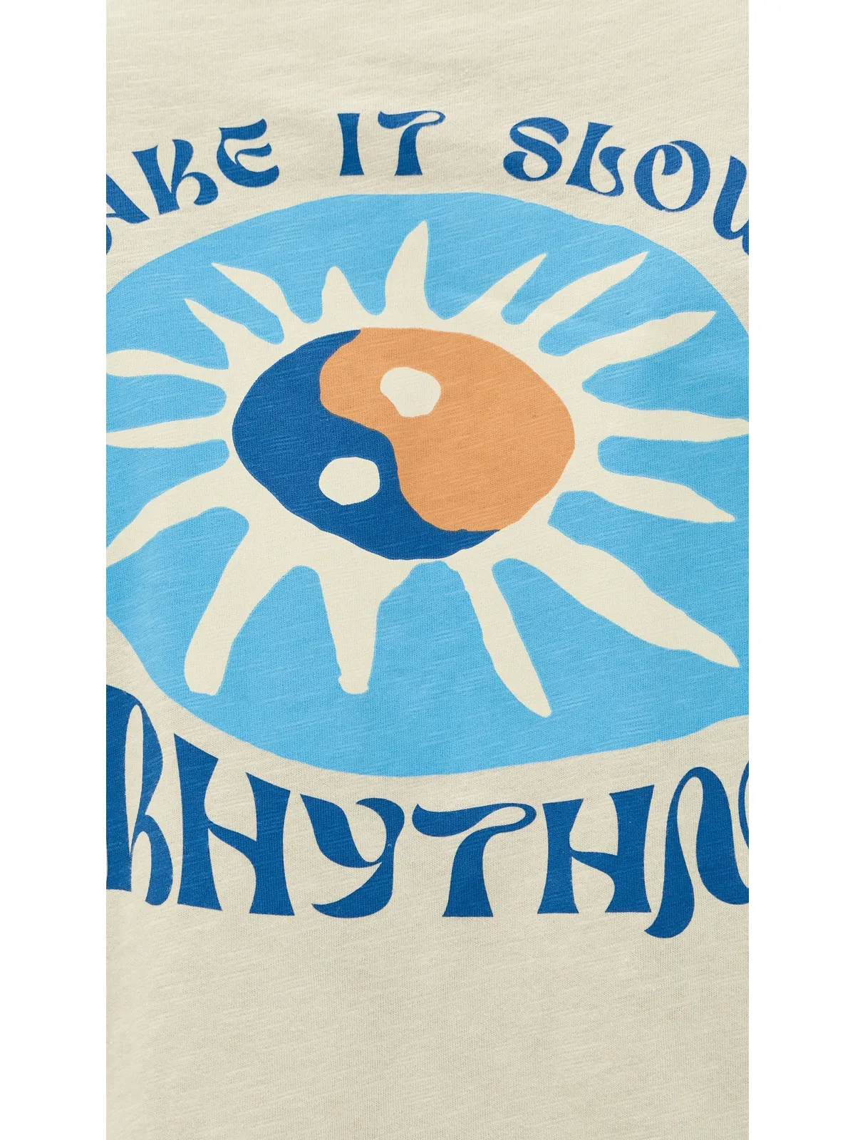 Rhythm スローダウン スラブ 半袖 Tシャツ - 画像6