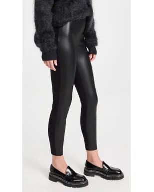 Wolford Jo フェイクレザー レギンス - サムネイル4