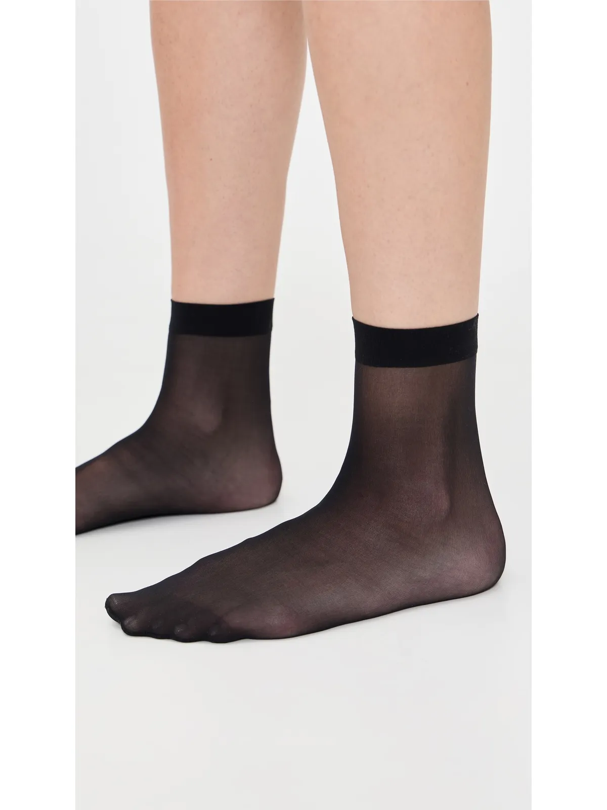 Wolford インディビジュアル10ソックス ブラック - 画像2