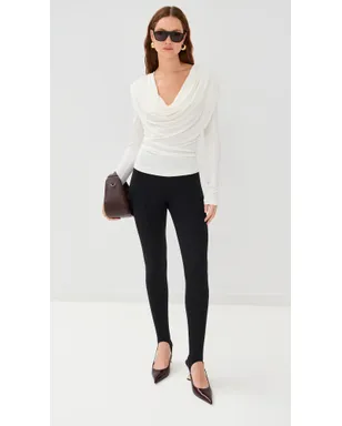 WARDROBE.NYC オペーク スティルップ レギンス ブラック - サムネイル2