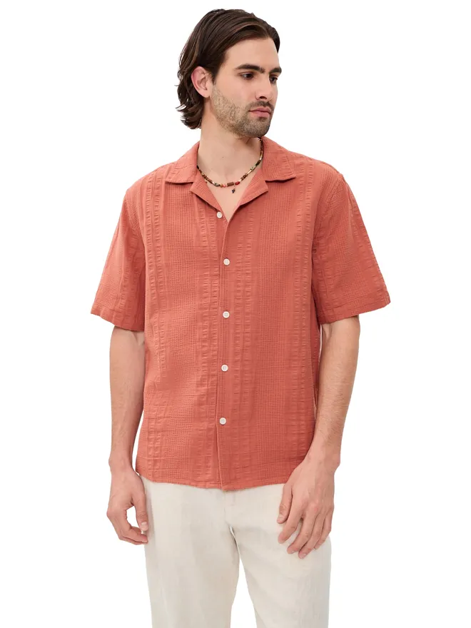 Wax London Wax London ディドコット シャツ（Rust）の商品画像