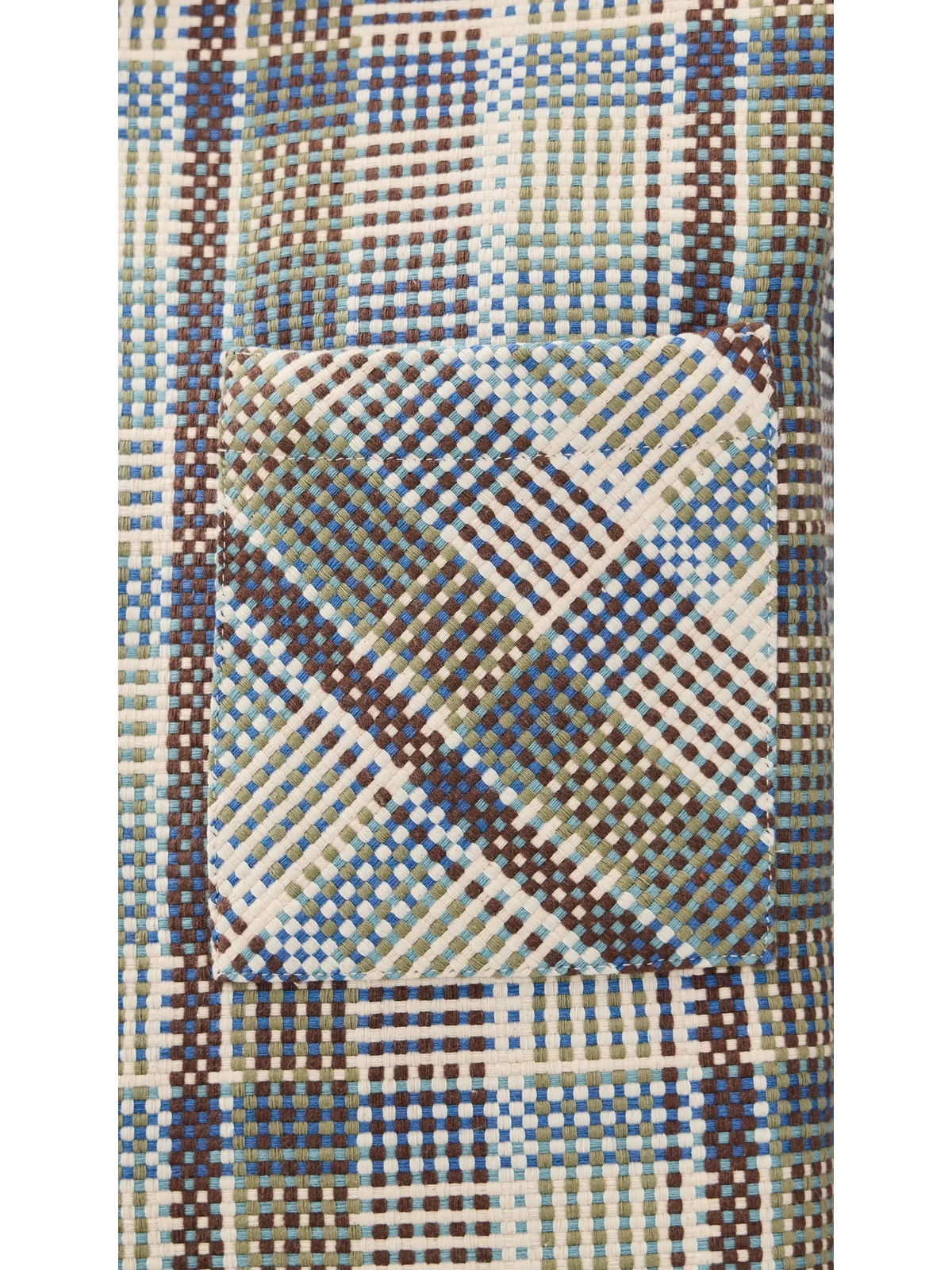 Wax London ワイティング バスケット織り オーバーシャツ - 画像6