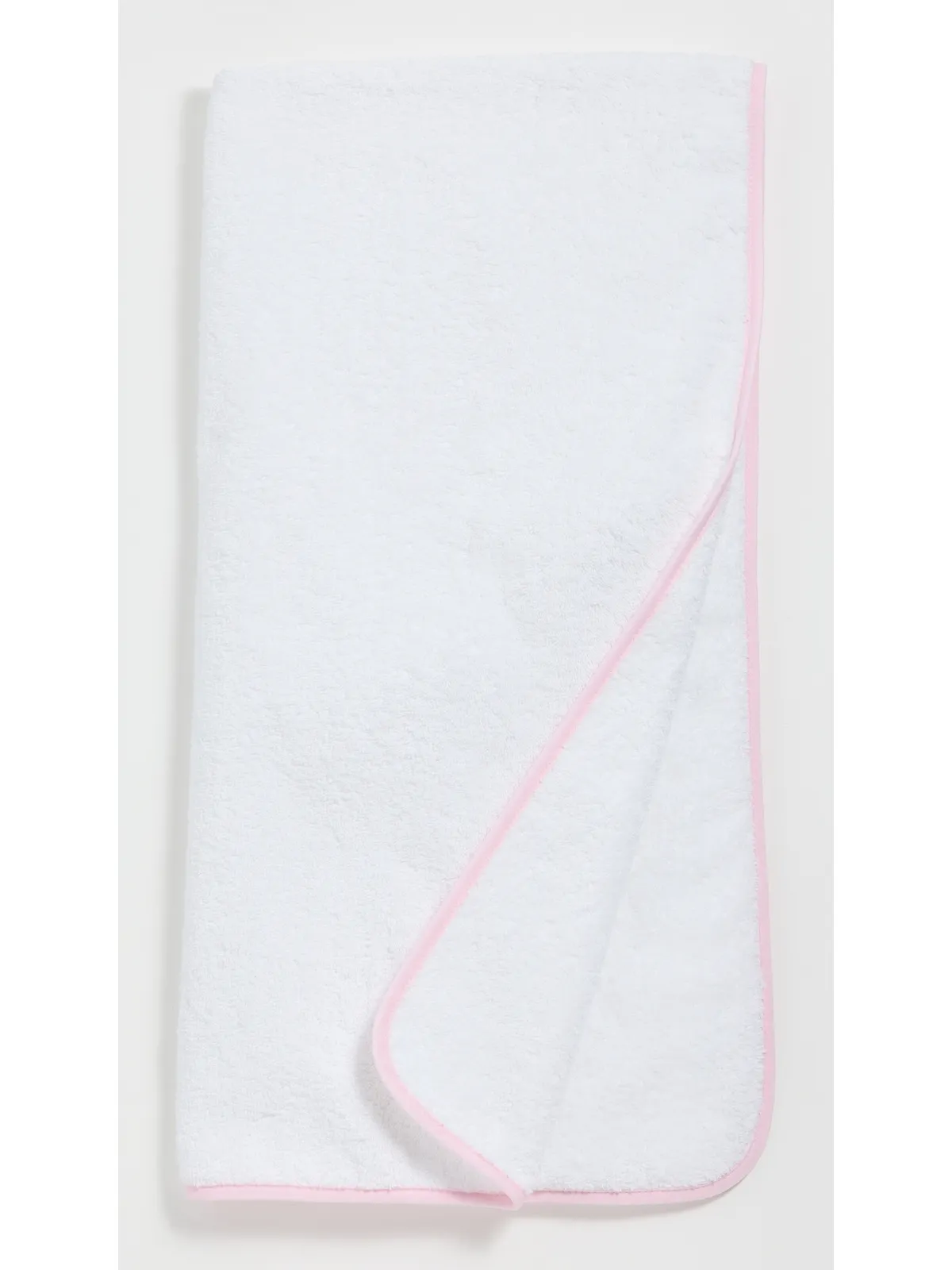 Weezie Signature Bath Towel バレエピンク×ホワイト - 画像2