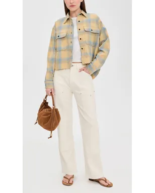 WARP + WEFT Sat Utility 90年代ストレートジーンズ ベージュ - サムネイル5