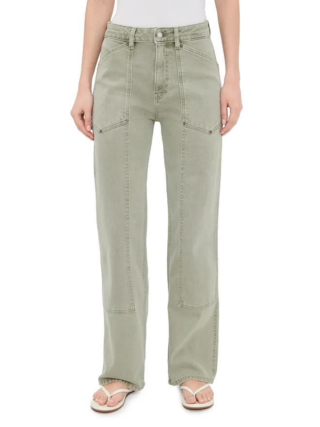 WARP + WEFT WARP + WEFT Sat Utility 90年代ストレートジーンズ Laurel Greenの商品画像
