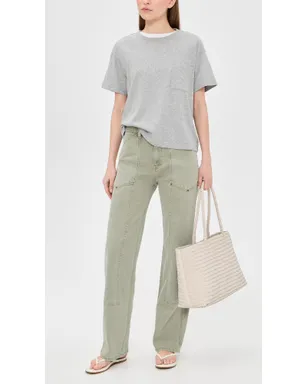 WARP + WEFT Sat Utility 90年代ストレートジーンズ Laurel Green - サムネイル5