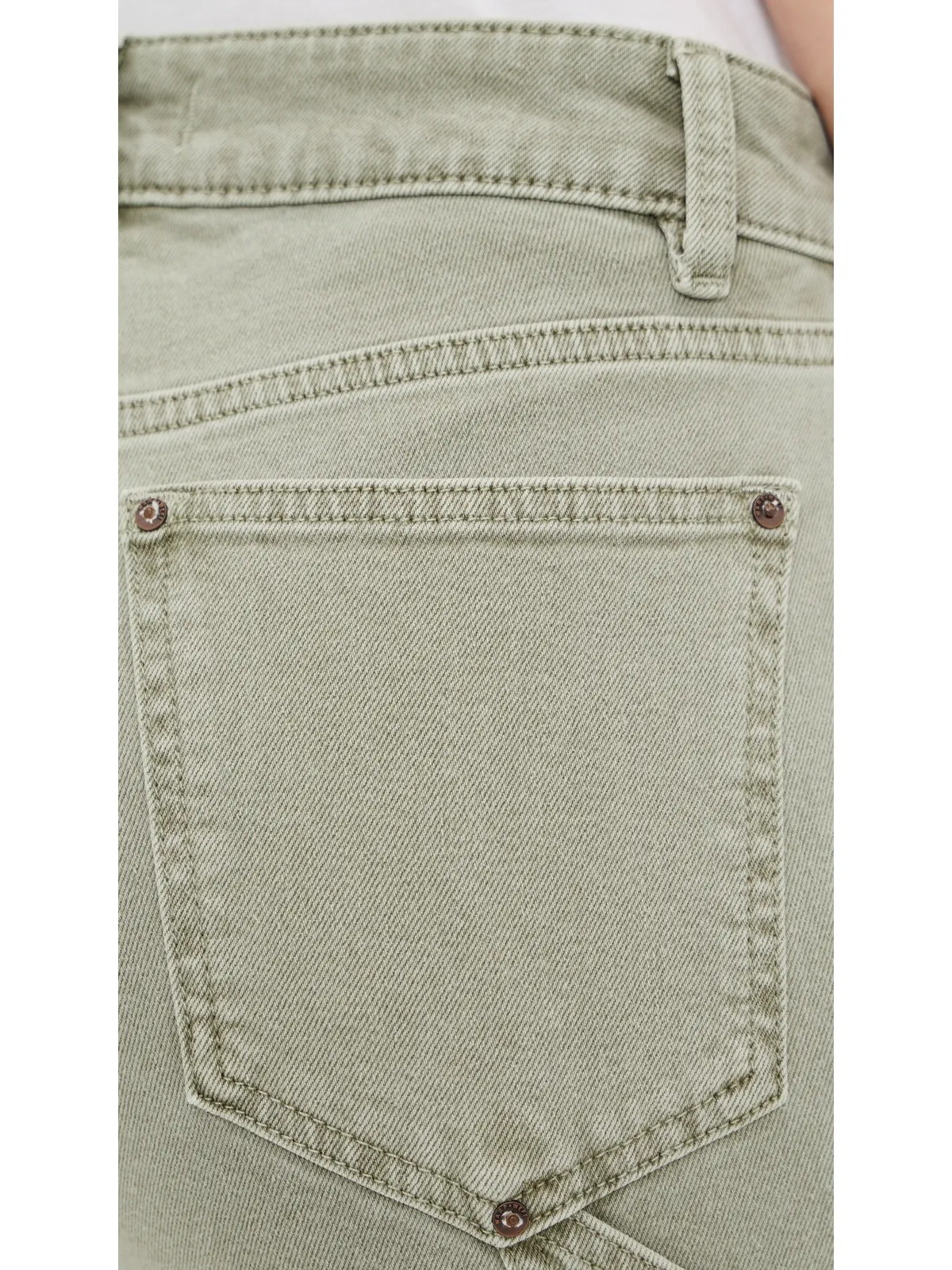 WARP + WEFT Sat Utility 90年代ストレートジーンズ Laurel Green - 画像6