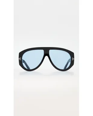 Tom Ford ブロンソン サングラス 光沢ブラック ワンサイズ - サムネイル2