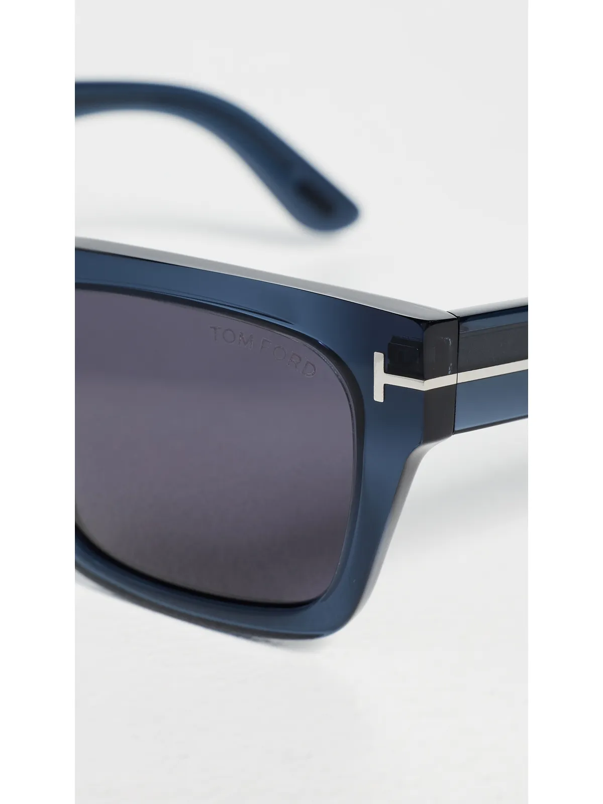 Tom Ford Andy サングラス 光沢の透明ネイビーブルー ワンサイズ - 画像5