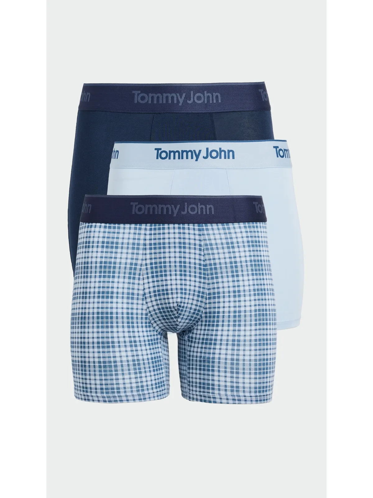 Tommy John セカンドスキン4トランクス3枚パック Dressblues/Skyway/Flannelsprin - 画像2