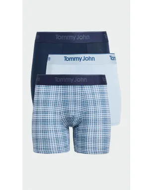 Tommy John セカンドスキン4トランクス3枚パック Dressblues/Skyway/Flannelsprin - サムネイル2