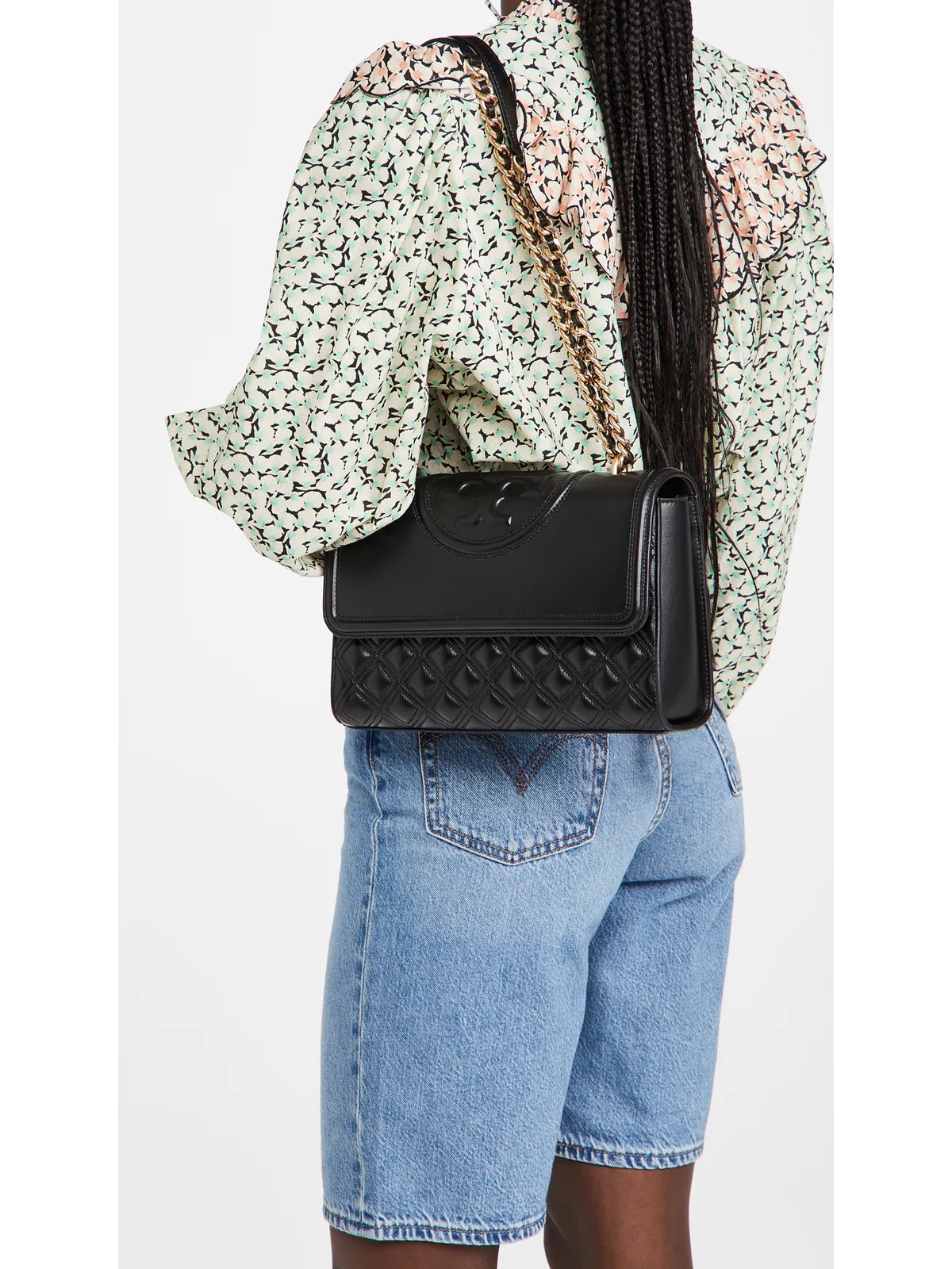 Tory Burch Fleming コンバーチブル ショルダーバッグ ブラック ワンサイズ - 画像3