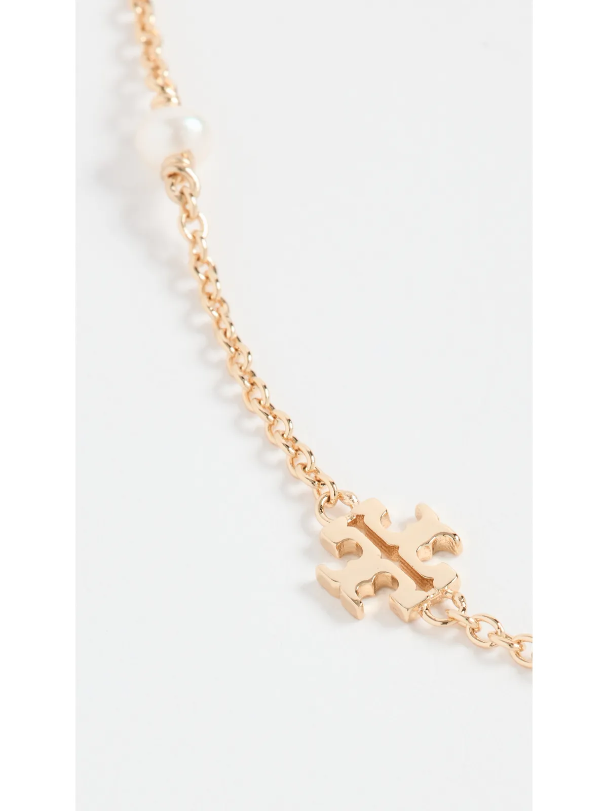 Tory Burch デリケート ムーンダンス パール ネックレス ゴールド/パール ワンサイズ - 画像5