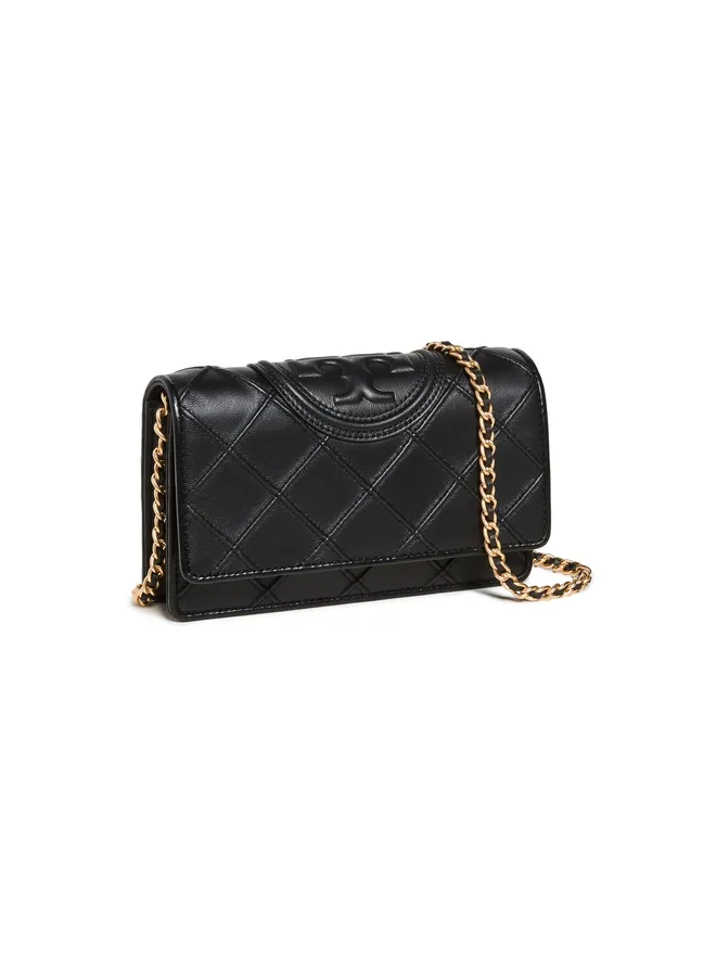 Tory Burch Tory Burch フレミング ソフトチェーン ウォレットの商品画像