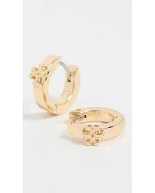 Tory Burch Icon Huggie イヤリング ワンサイズ - サムネイル4