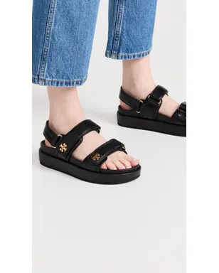 Tory Burch キラ ツーバンド スポーツサンダル - サムネイル3