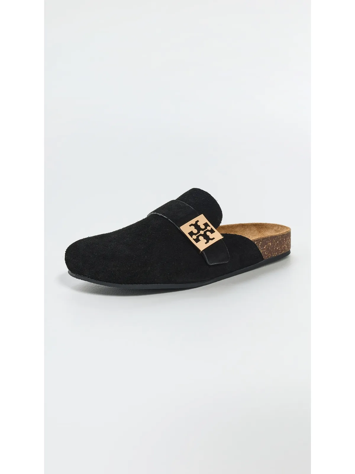 ビンテージ Tory Burch メロー・ミュール ブラック/ゴールド - 画像2