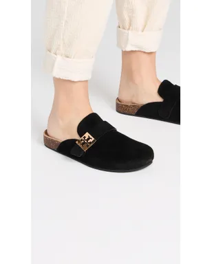 ビンテージ Tory Burch メロー・ミュール ブラック/ゴールド - サムネイル3