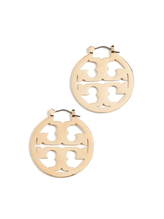 Tory Burch Tory Burch スモールアイコン フープピアス ゴールド ワンサイズの商品画像
