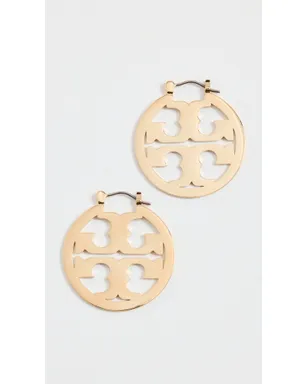 Tory Burch スモールアイコン フープピアス ゴールド ワンサイズ - サムネイル2