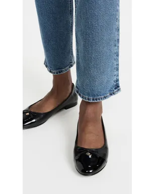 Tory Burch キャップトゥ・バレエフラット パーフェクトブラック 5 - サムネイル3