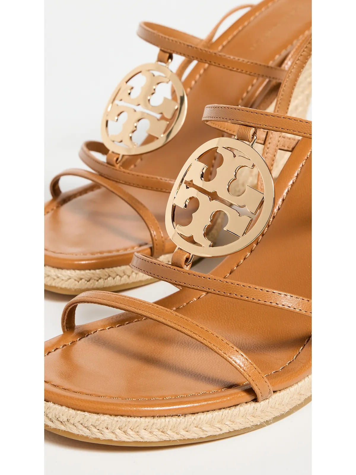 Tory Burch Capri Miller エスパドリーユ ウェッジ 85mm カラメルコーン／ゴールド 11 - 画像6