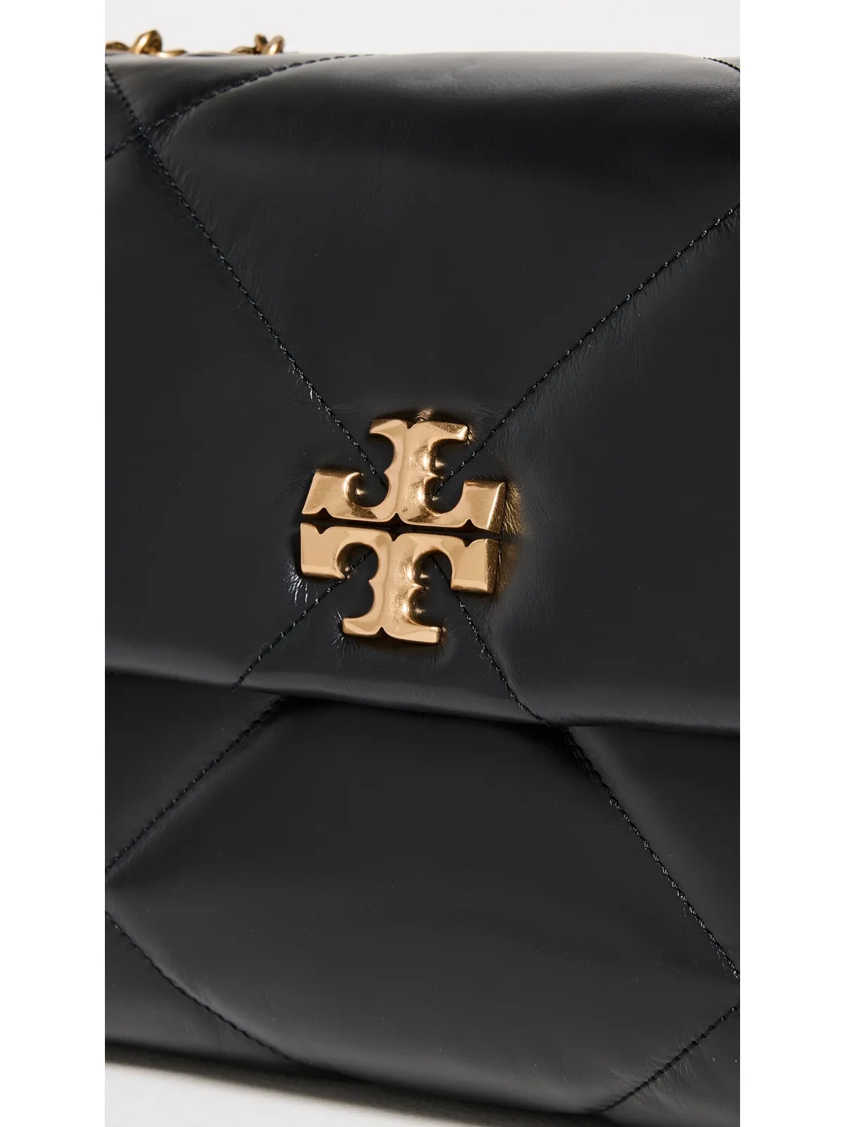 Tory Burch Kira ダイヤモンドキルト コンバーチブル ショルダーバッグ ブラック ワンサイズ - 画像5