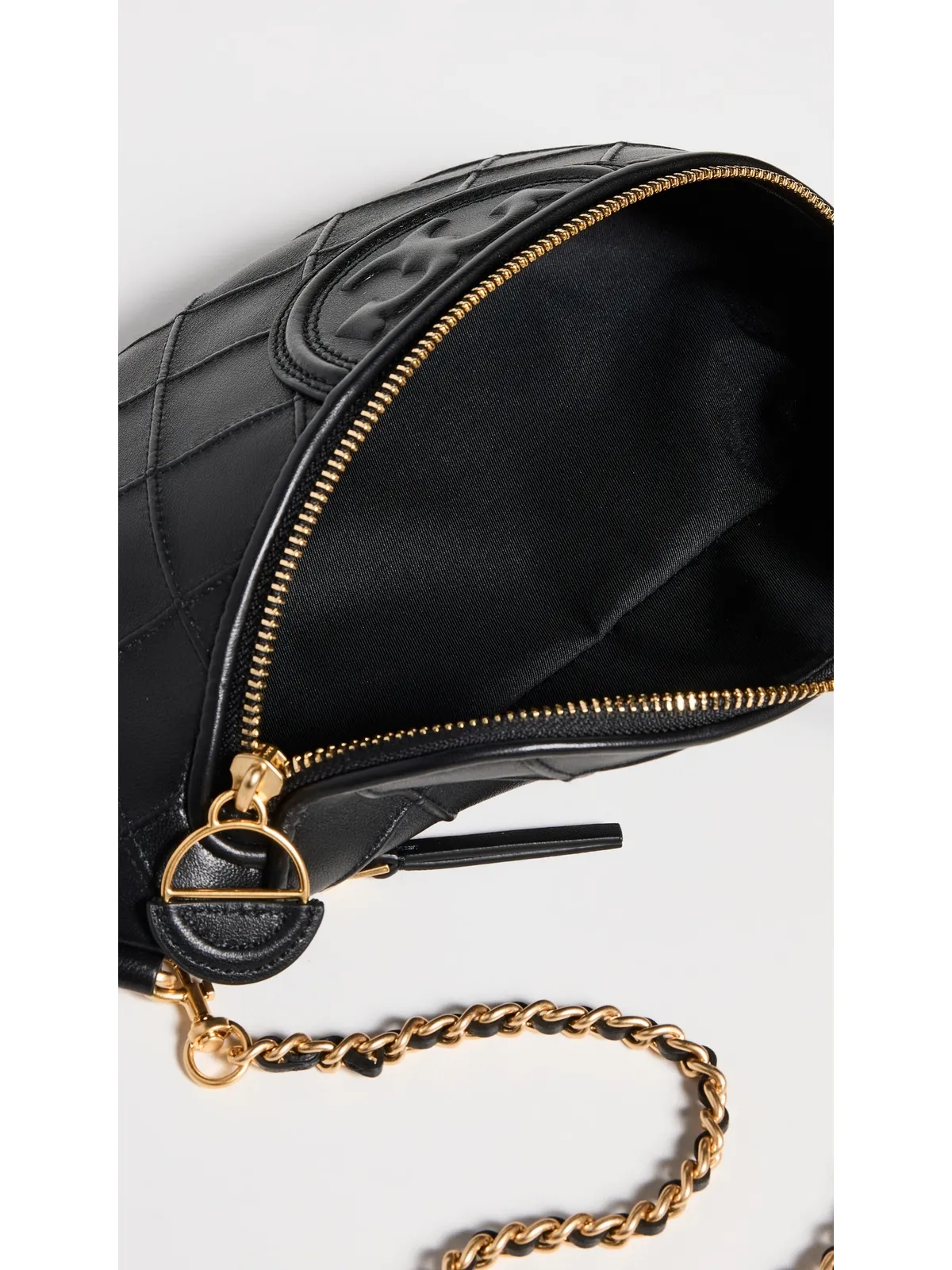 Tory Burch フレミング ソフトベルトバッグ ブラック - 画像6