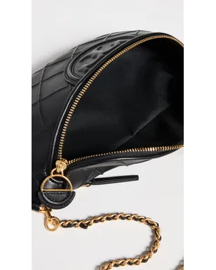 Tory Burch フレミング ソフトベルトバッグ ブラック - サムネイル6