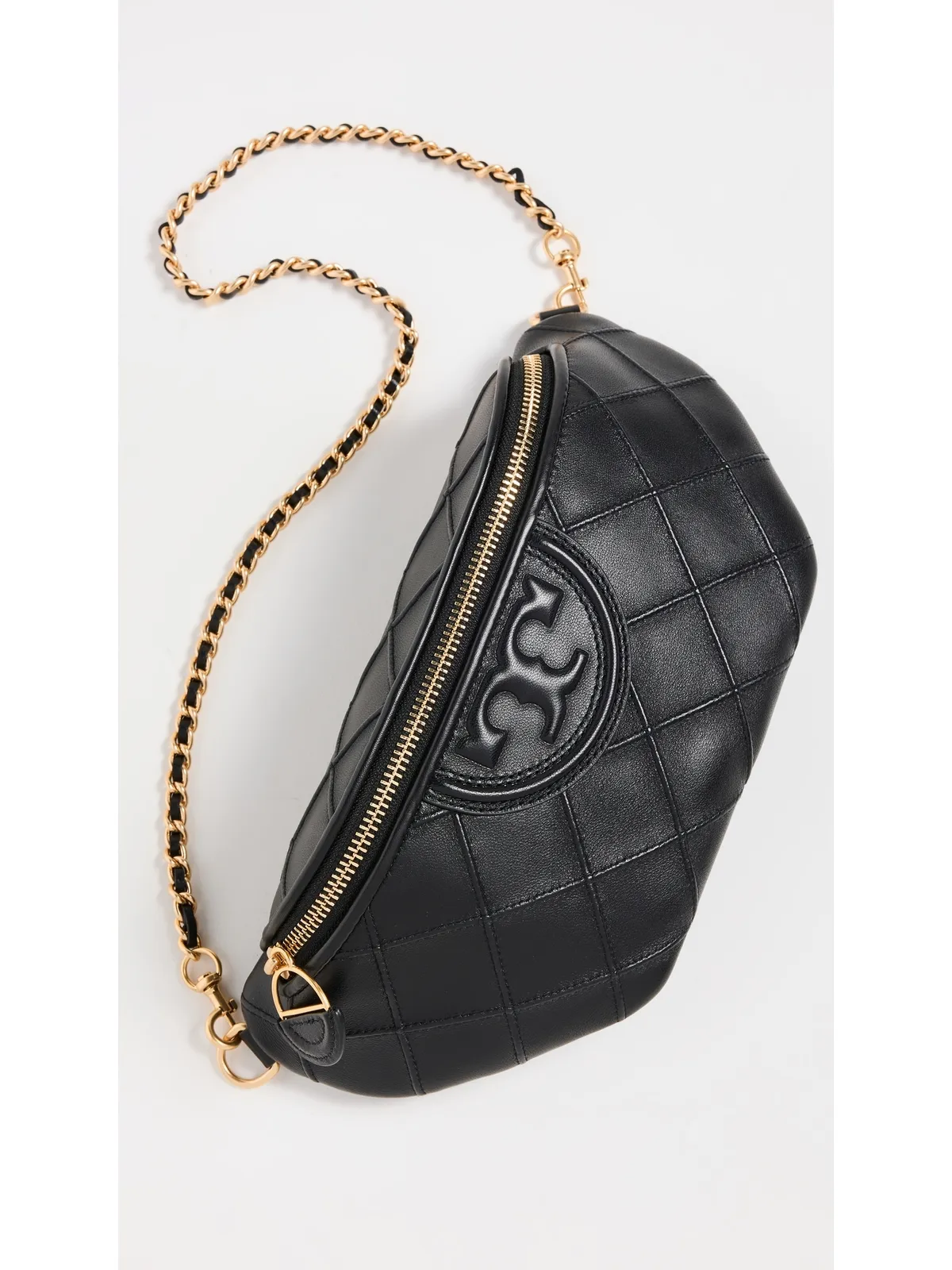 Tory Burch フレミング ソフトベルトバッグ ブラック - 画像2