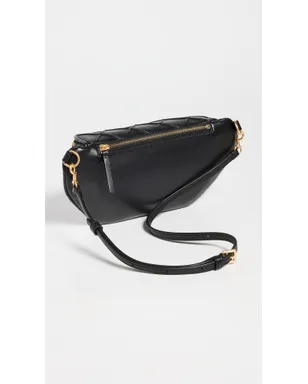 Tory Burch フレミング ソフトベルトバッグ ブラック - サムネイル4