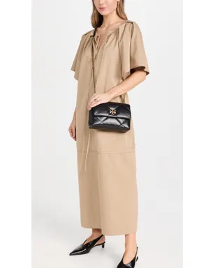 Tory Burch Kira ダイヤモンドキルト スモール コンバーチブル ショルダーバッグ ブラック ワンサイズ - サムネイル3
