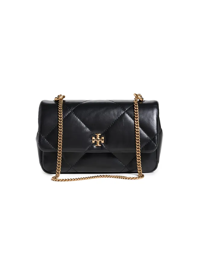Tory Burch Tory Burch ミニ キラ ダイヤモンド フラップ バッグ ブラック ワンサイズの商品画像