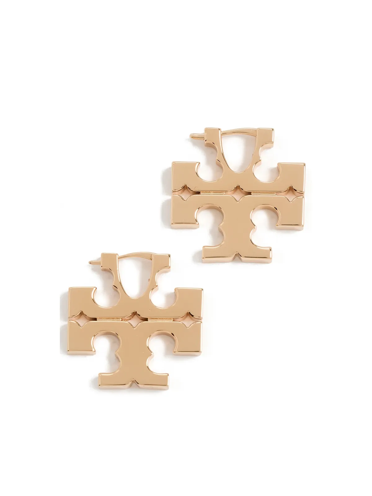ビンテージ Tory Burch アイコン ヒドゥン フープ ピアス ゴールド ワンサイズ - 画像1