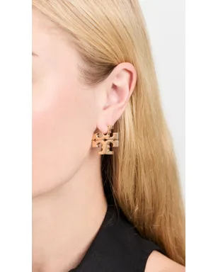 ビンテージ Tory Burch アイコン ヒドゥン フープ ピアス ゴールド ワンサイズ - サムネイル3