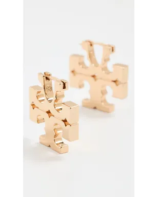 ビンテージ Tory Burch アイコン ヒドゥン フープ ピアス ゴールド ワンサイズ - サムネイル4