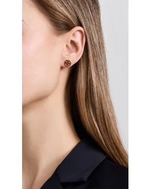 Tory Burch アイコン サークル スタッド イヤリング - サムネイル3