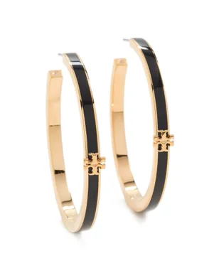 Tory Burch アイコンエナメル フープピアス - サムネイル1
