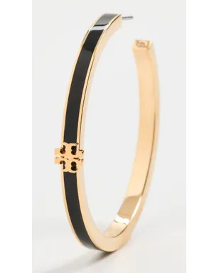 Tory Burch アイコンエナメル フープピアス - サムネイル4