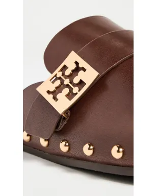 Tory Burch メロー スタッド ミュール ディープモカ/ゴールド - サムネイル6
