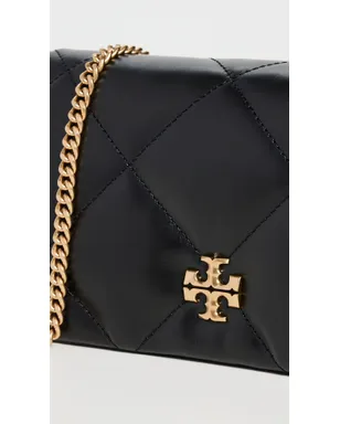 Tory Burch Kira Diamond Quilt Chain Wallet ブラック - サムネイル5