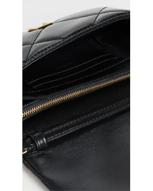 Tory Burch Kira Diamond Quilt Chain Wallet ブラック - サムネイル6