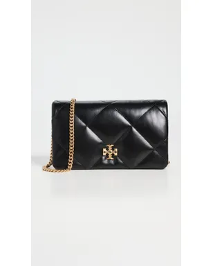 Tory Burch Kira Diamond Quilt Chain Wallet ブラック - サムネイル2