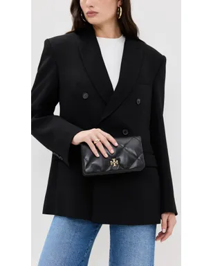 Tory Burch Kira Diamond Quilt Chain Wallet ブラック - サムネイル3