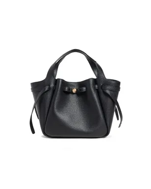 Tory Burch Romy ペブルドレザー サッチェル ブラック ワンサイズ - サムネイル1