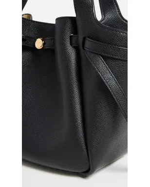 Tory Burch Romy ペブルドレザー サッチェル ブラック ワンサイズ - サムネイル5