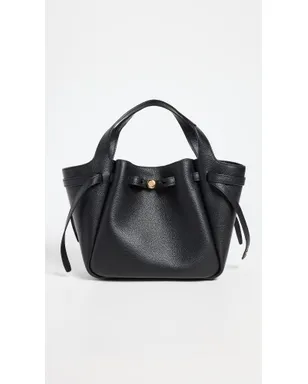 Tory Burch Romy ペブルドレザー サッチェル ブラック ワンサイズ - サムネイル2