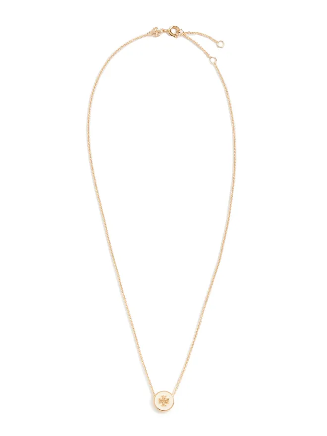 Tory Burch Tory Burch アイコン エナメル ペンダント ネックレスの商品画像