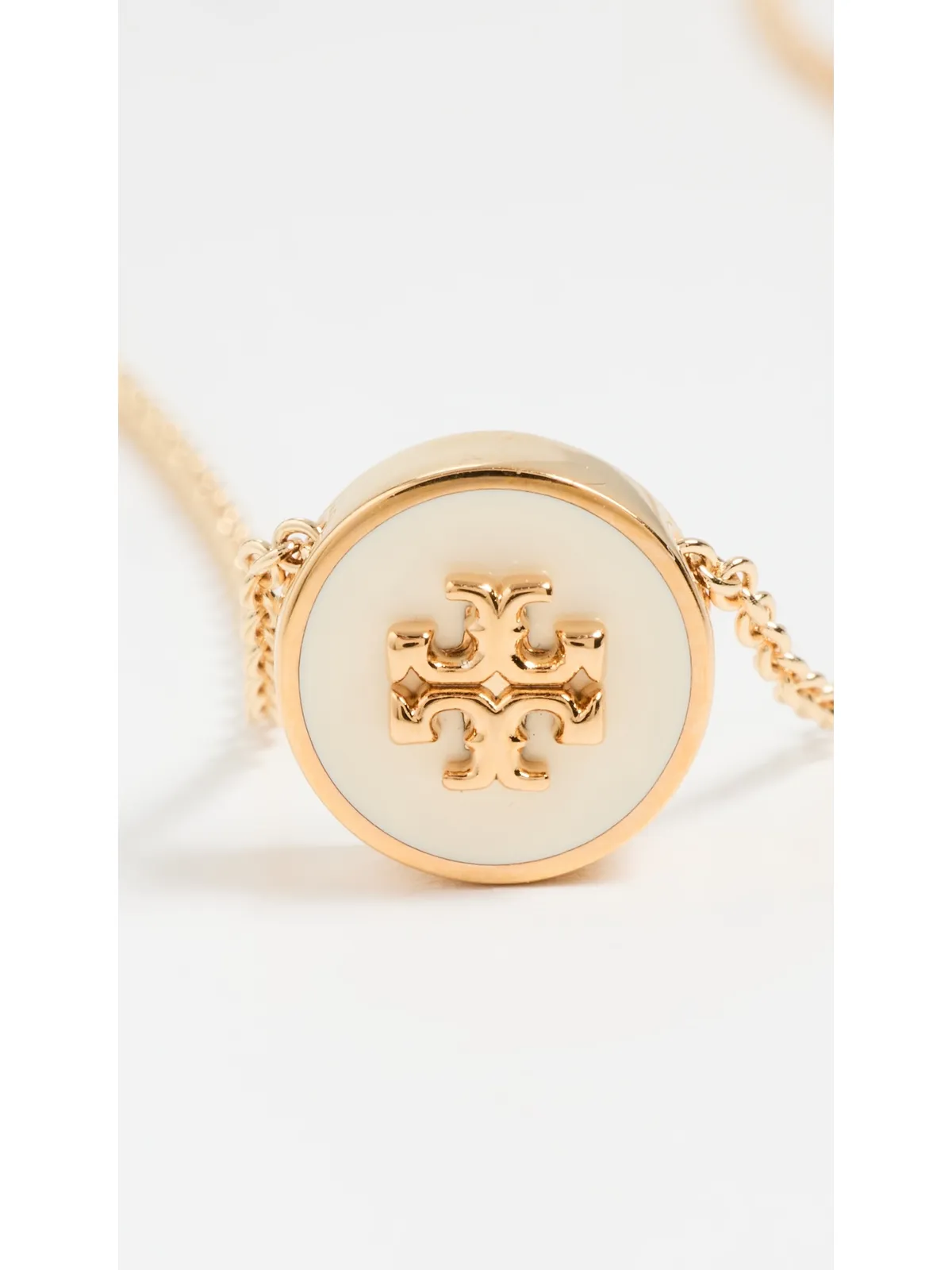 Tory Burch アイコン エナメル ペンダント ネックレス - 画像5